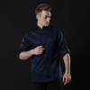 high quality front openning Chinese bread shop chef jacket chef  shirt workwear  Color Navy Blue