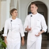  right openning breathable chef shirt workwear chef coat jacket
