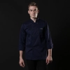 right openning small button winter autumn chef uniform workwear chef coat jacket Color Navy Blue