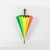 rainbow umbrella colorful straight umbrella wholesale cusomiztion logo Advertising umbrella