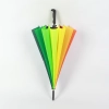 rainbow umbrella colorful straight umbrella wholesale cusomiztion logo Advertising umbrella