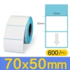 cross direction 70x50mm 600pcs/reel Thermal paper label printing paper discount