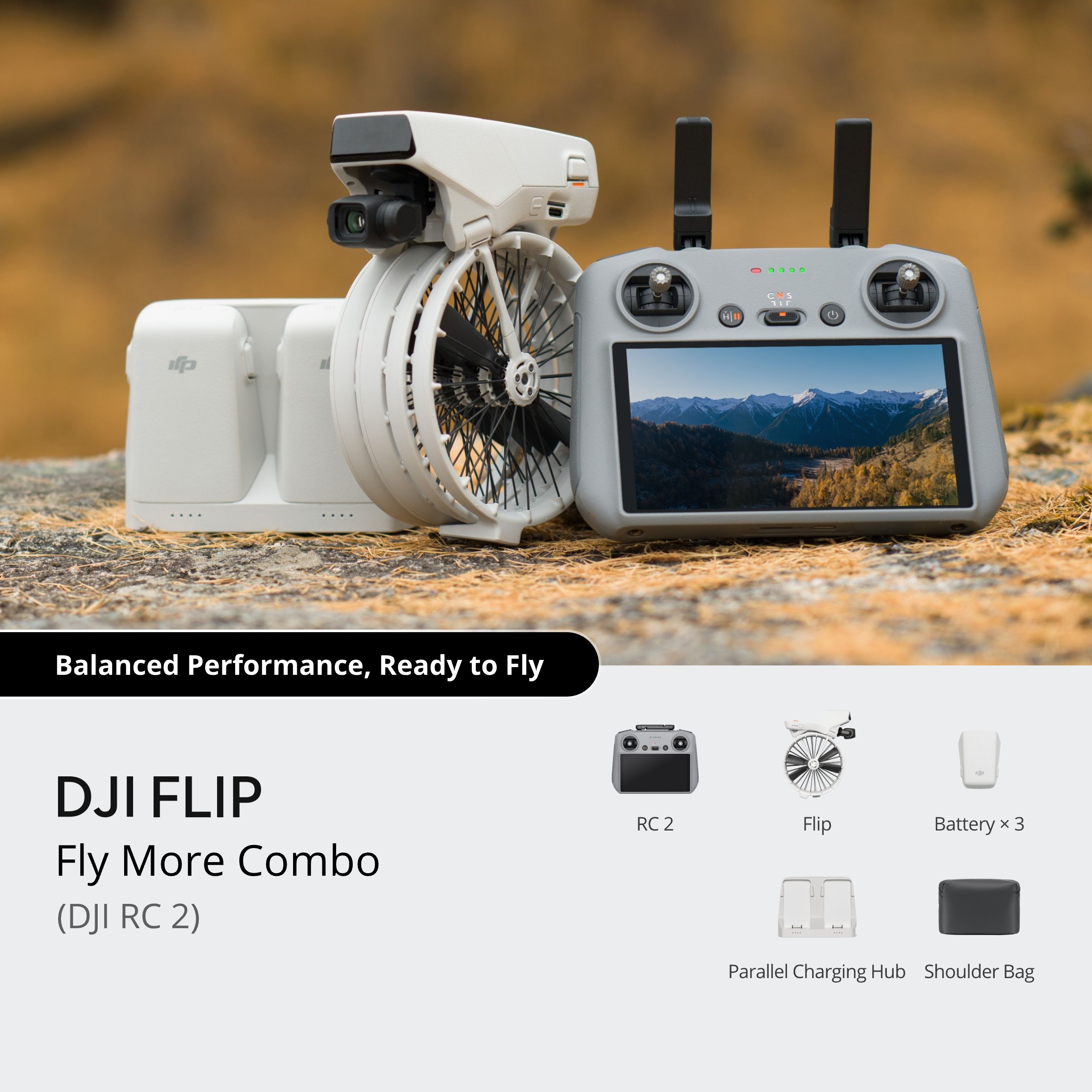 dji flip light weight creation mountains camera