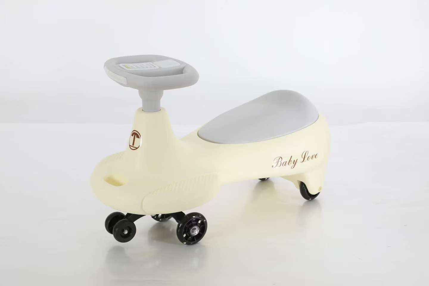 Twist & Go Kids Swing Ride‑On Toy Car, Safe & Quiet for Toddlers