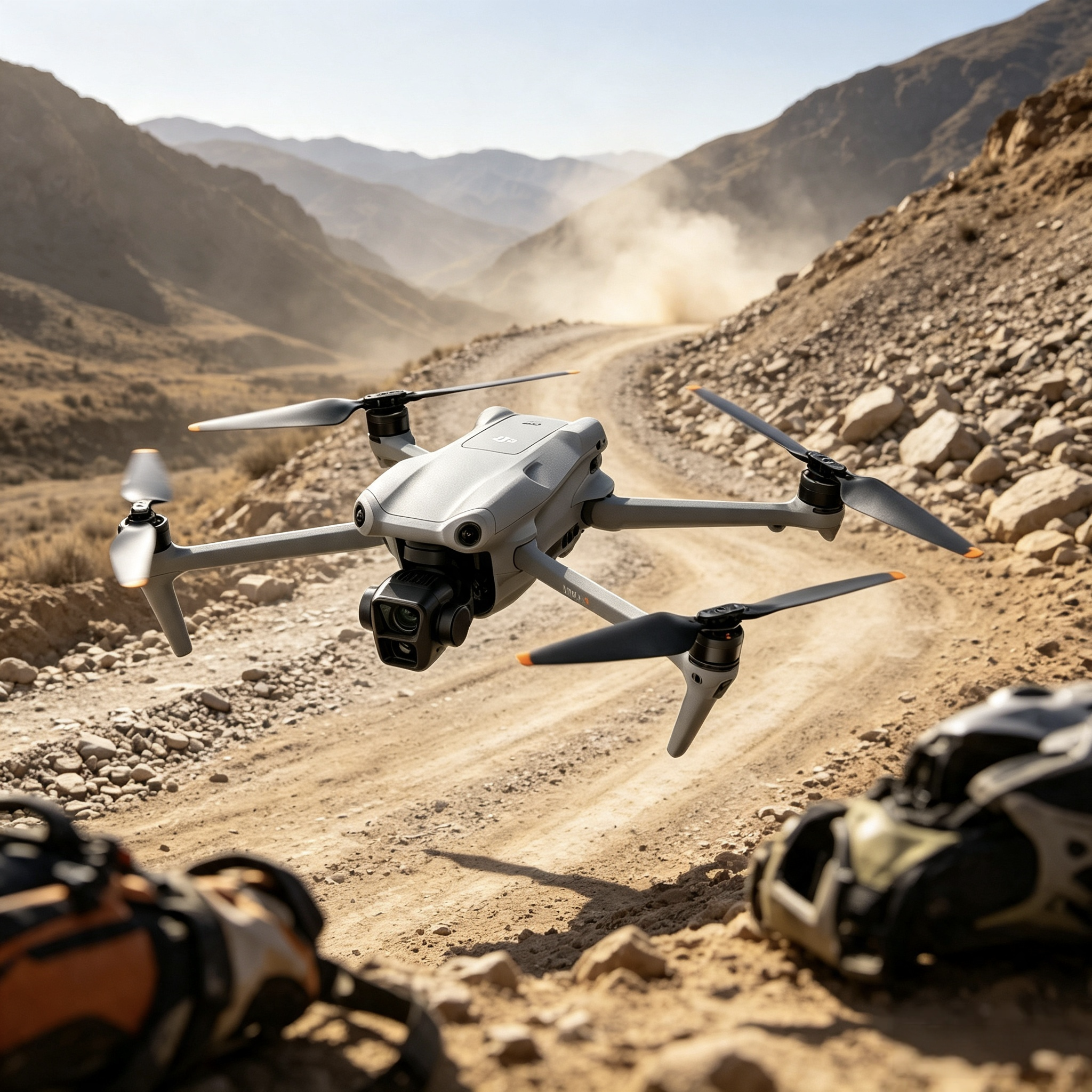 DJI Air 3 (DJI RC-N2) DJI Air 3 foldable drone with dual cameras