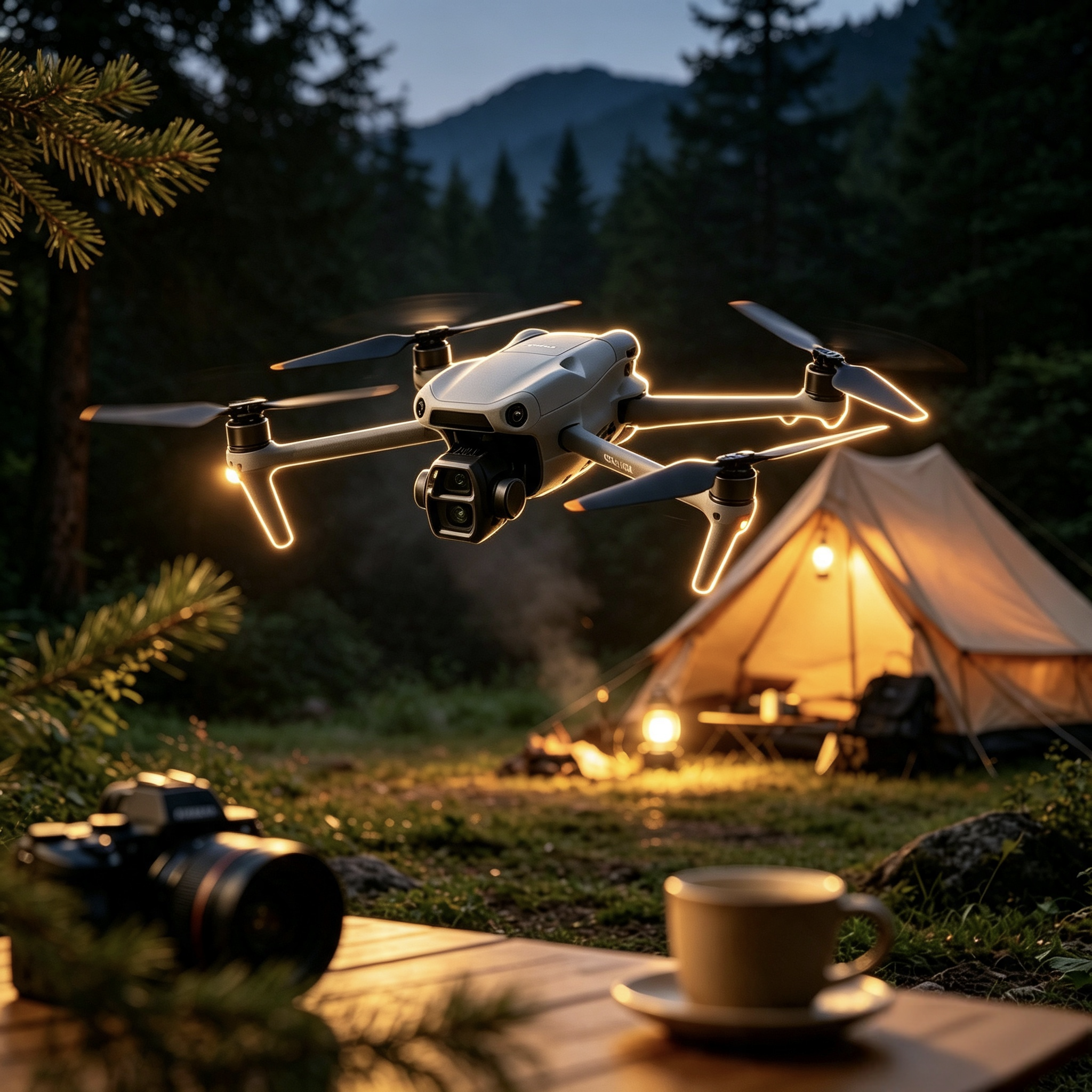 DJI Air 3s / Capture Your Outdoor Nights / 4K HDR Video