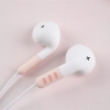lovely cute cartoon wired earphone Color Pink