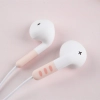 lovely cute cartoon wired earphone