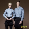 fashion france style ktv kfc restaurant stripes waiter jacket dealer shirt uniform