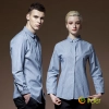fashion france style ktv kfc restaurant stripes waiter jacket dealer shirt uniform
