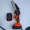 household chargeable lithium battery hand-held electric chain saw cutting wood