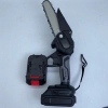 household chargeable lithium battery hand-held electric chain saw cutting wood