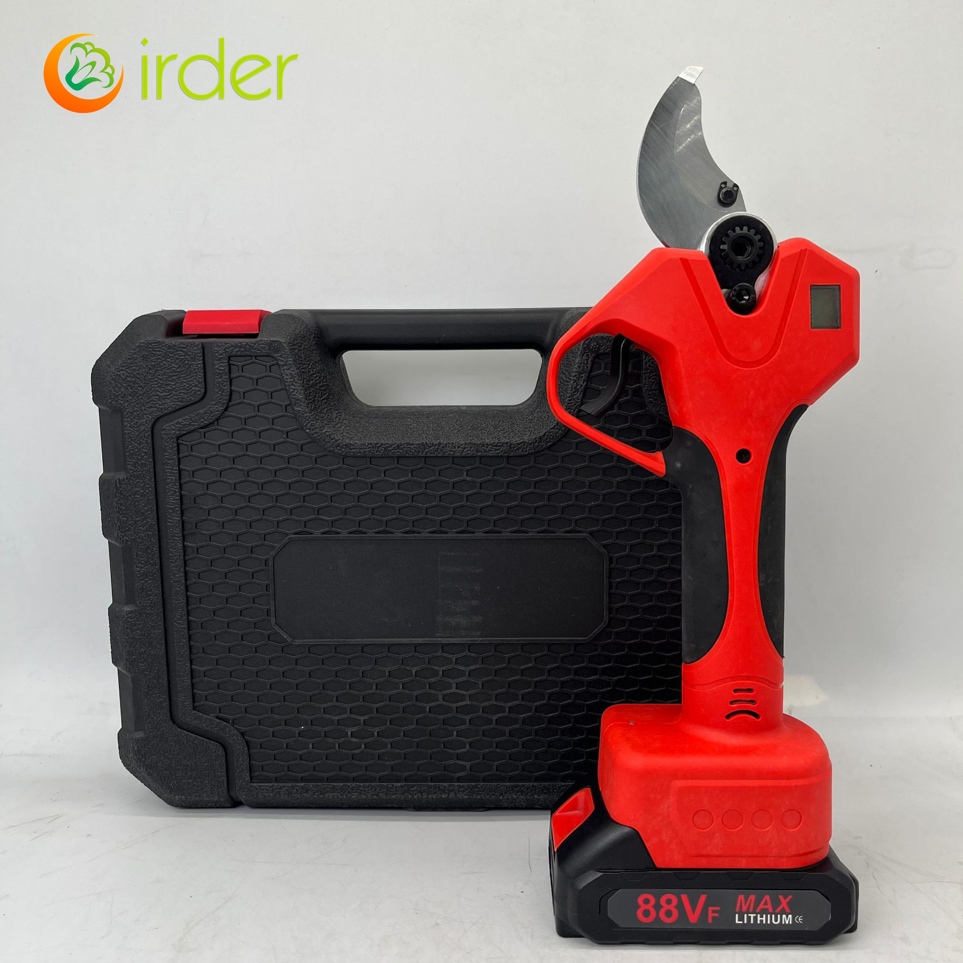 portable lithium battery chargeable farm electric scissor cutter garden pruner CE certificated