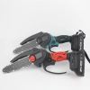 4/6 inch brushless motor hand-held ithium battery electric chain saw graden farm wood cutting power saw