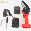 4/6 inch ithium battery graden farm wood cutting pruning trees power electric motor chain saw
