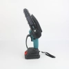 high quality large power  hand-held brushlees DC motor ithium battery graden farm wood cutting eletric chain saw