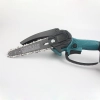 high quality large power  hand-held brushlees DC motor ithium battery graden farm wood cutting eletric chain saw