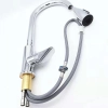 304 stainless steel household kitchen faucet 360° rotation cold/hot water vegetable washing faucet