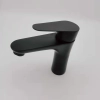 EUrope style black baking finish 304 stainless steel lavatory basin faucet