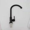 EUrope black baking finish 304 stainless steel household restaurant kitchen faucet single cold water tap