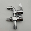 factory supplier  DN15 fast on faucet 2H dual outlets water tap