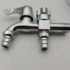 factory supplier  DN15 fast on faucet 2H dual outlets water tap