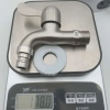 wall mount stainless steel SUS304 decoration household bathroom fast on faucet 1/2 inch DN15 water tap