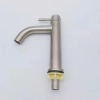 food grade 304 stainless steel wire drawing  kitchen sink faucet water tap household single cold water inlet