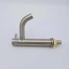 food grade 304 stainless steel wire drawing  kitchen sink faucet water tap household single cold water inlet