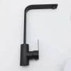 Europe black baking finish kitchen sink faucet water tap household  hot/cold waiter inlets
