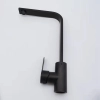 Europe black baking finish kitchen sink faucet water tap household  hot/cold waiter inlets