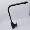 Europe black baking finish kitchen sink faucet water tap household  hot/cold waiter inlets