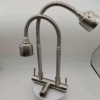 Europe SUS304 stainless steel kitchen faucet water tap household  hot/cold water inlets
