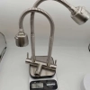 Europe SUS304 stainless steel kitchen faucet water tap household  hot/cold water inlets