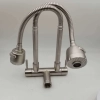 Europe SUS304 stainless steel kitchen faucet water tap household  hot/cold water inlets