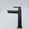 black baking finish 1H lavatory faucet basin faucet water tap wholesale