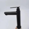black baking finish 1H lavatory faucet basin faucet water tap wholesale