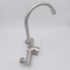 wall mounted 304 stainless steel household kitchen faucet water tap cold/hot water mixer
