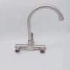 wall mounted 304 stainless steel household kitchen faucet water tap cold/hot water mixer