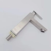 high quality Square column only cold water taphole stainless steel lavatory faucet water tap