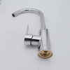 factory single cold water taphole brass bottom stainless steel basin faucet lengthen lavatory water tap