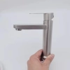 single cold water taphole 304 stainless steel basin faucet lavatory water tap discount