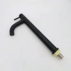 black baking finish highen single cold water taphole  basin faucet lavatory water tap factory outlets