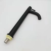 black baking finish highen single cold water taphole  basin faucet lavatory water tap factory outlets