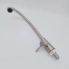 J style 304 stainless steel single  taphole cold water  restaurant kitchen faucet lavatory water tap factory cheap
