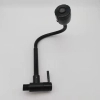 black baking finish big head stainless steel single taphole kitchen wall mounted faucet lavatory water tap