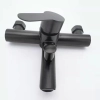 black baking finish  3 taphole mixer tap wall mounted faucet water tap