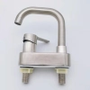 wholesale dual tapholes hot/cold water 304 stainless steel countertop  lavatory basin faucet water tap rebrand supported