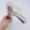wholesale single tapholes cold water 304 stainless steel  lavatory basin faucet water tap rebrand supported