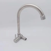 round hanle single taphole 304 stainless steel kitchen faucet water tap rebrand supported